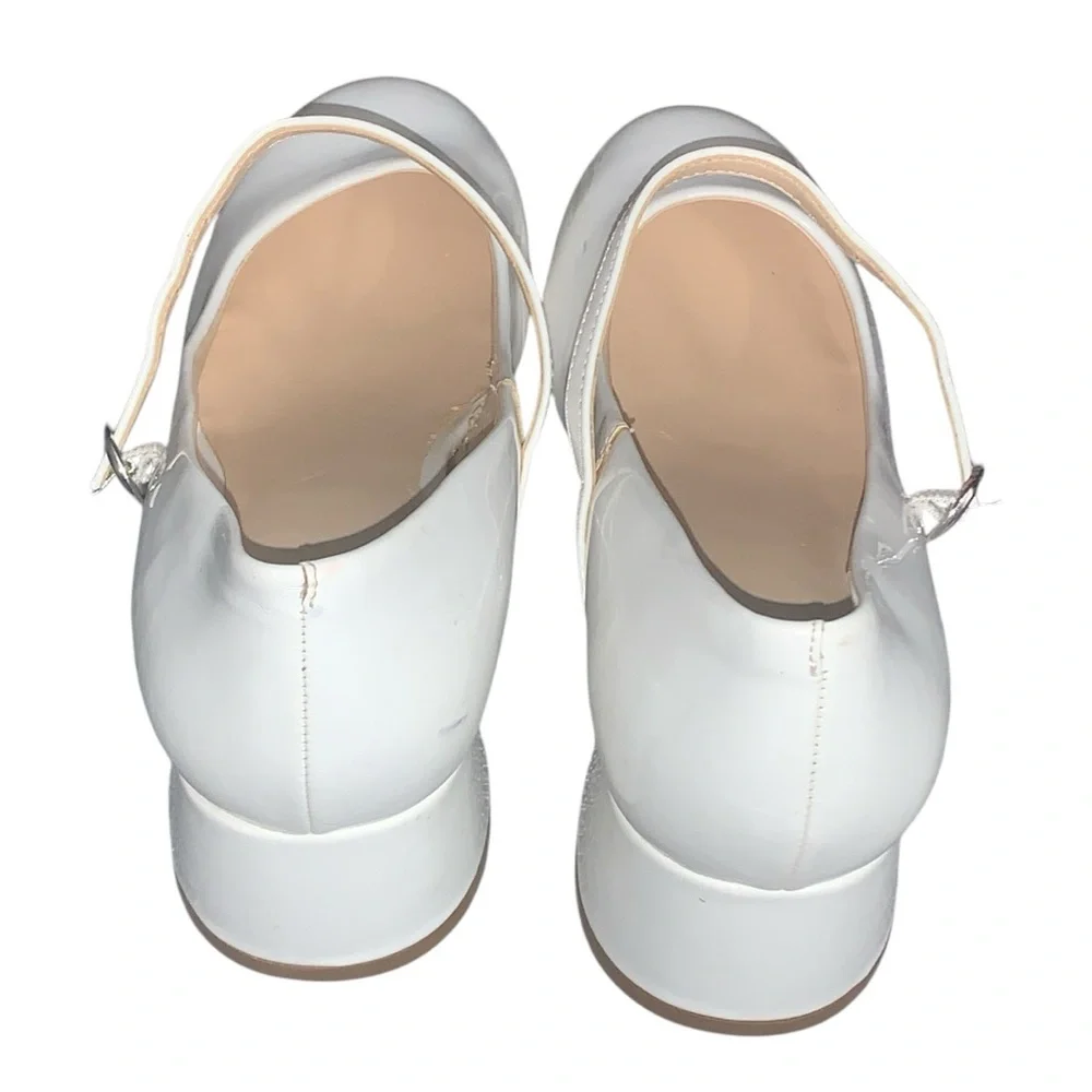 Vince Camuto White Dress Shoes with Mary Jane Style